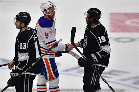 Check out these highlights from the Los Angeles Kings' thrilling 4-3 Game 1 road win in overtime over the Edmonton Oilers in the first round of the Stanley C...